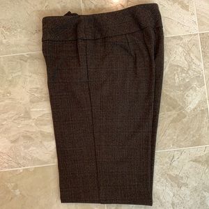 Style & Co brown check slacks size 4p.  EUC